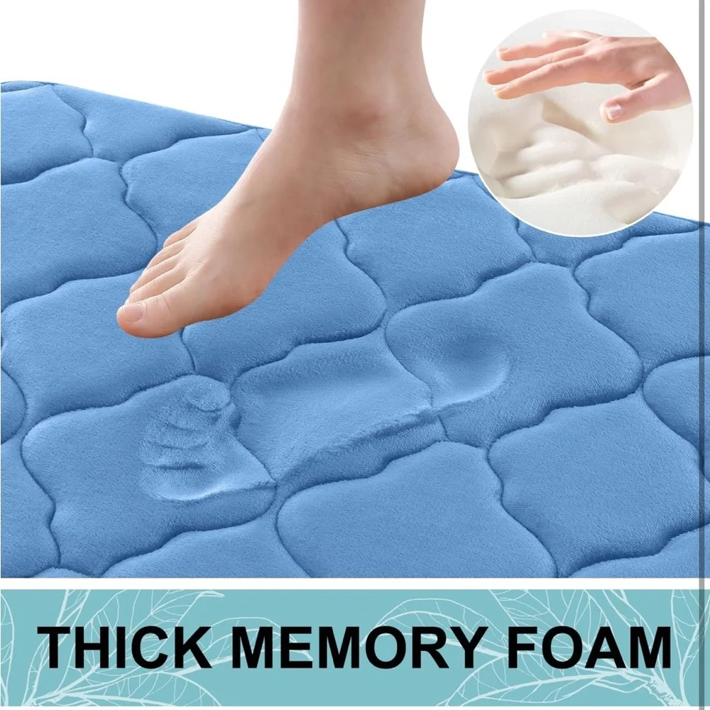 Memory Foam Non-Slip 59x20, Ultra Soft & Absorbent Bathroom🛁Rugs